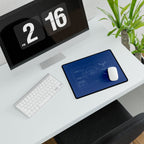 Starship Blueprint Desk Mat — Engineering Mousepad