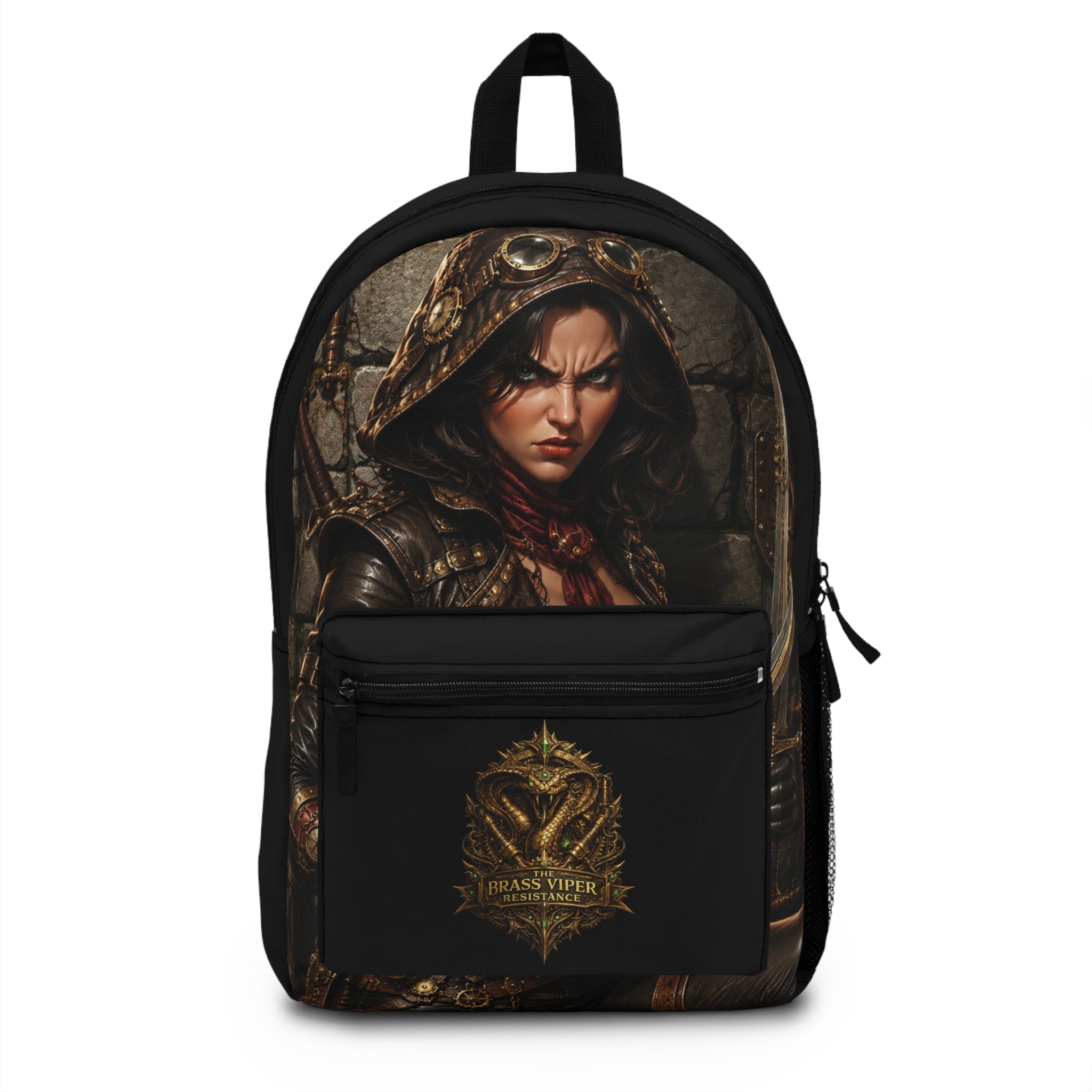 Brass Viper Resistance Adventure Backpack - RPG Artwork