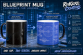 Blueprint Starship Color-Changing Mug (11oz)