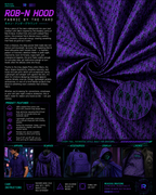 Rob-N Hood Fabric by the Yard — Purple Combed Cotton Prima (Halloween & Costume Sewing)