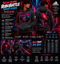 Neon Ronin: RoboBattle Hoodie | Cyberpunk Streetwear Graphic Pullover