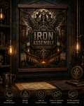 The Iron Assembly Silk Poster - Steampunk Industrial Wall Art