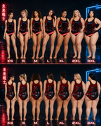 Cyber Samurai Women’s One-Piece Swimsuit — Red Neon Saber Graphic